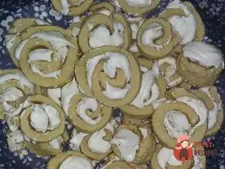 Сирне печиво з кремом