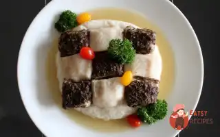 Шахова Дошка З Риби З Кремом Басматі Та Грибним Фюме