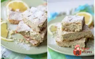 Лимонні Квадратики З Маком