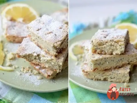 Лимонні квадратики з маком