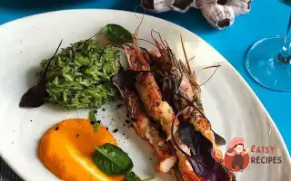 Креветки З Гострим Імбирно-Чесночним Соусом