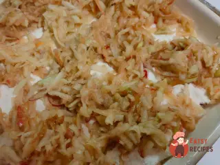 Крок 15: Яблучний пиріг «3 склянки»