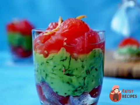Форель з авокадо та грейпфрутом