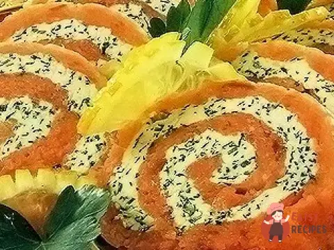 Рулет із лосося