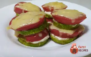 Кабачки, Запечені З Помідорами Та Сиром