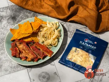 Вечірня тарілка з морськими закусками