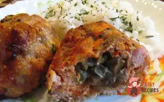 Котлети З Індички З Грибною Начинкою