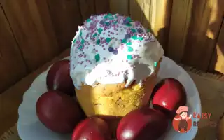 Пасхальний Сирний Куліч