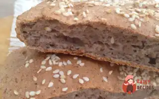Хліб Із Гречаного Борошна З Кунжутом