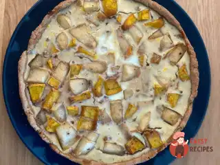 Тарт з гарбузом та динею