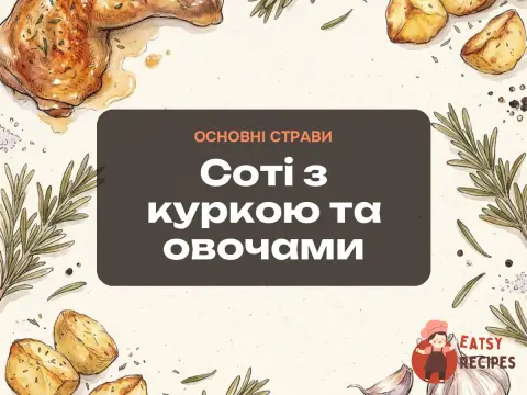 Соті з куркою та овочами