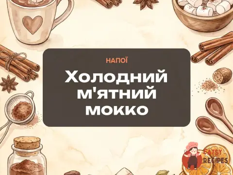 Холодний м'ятний мокко