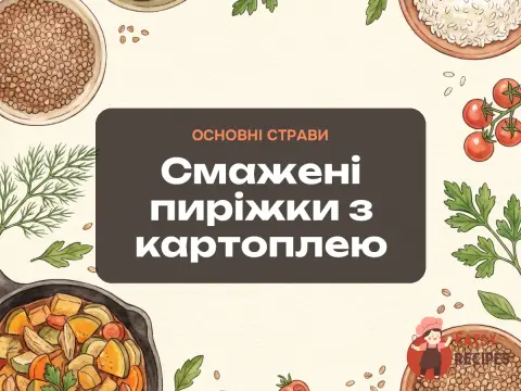 Смажені пиріжки з картоплею