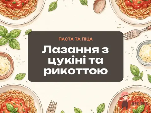 Лазання з цукіні та рикоттою