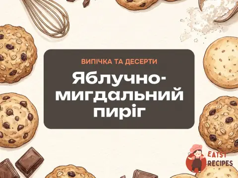 Яблучно-мигдальний пиріг