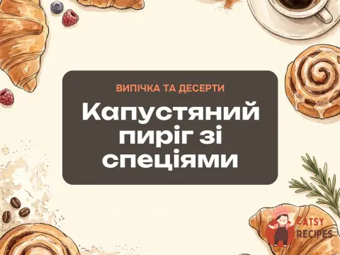Капустяний пиріг зі спеціями