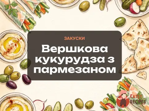 Вершкова кукурудза з пармезаном