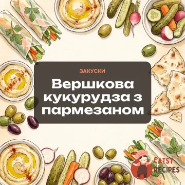 Вершкова кукурудза з пармезаном
