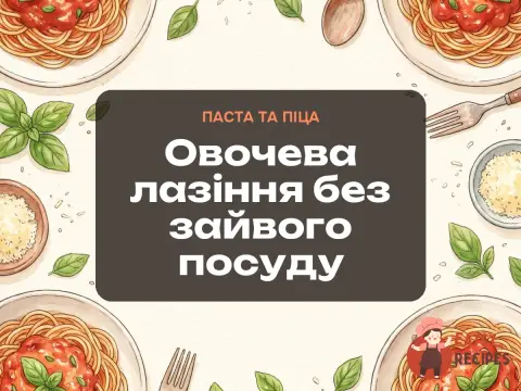 Овочева лазіння без зайвого посуду