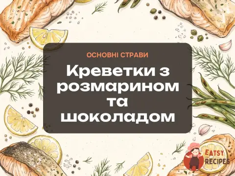 Креветки з розмарином та шоколадом