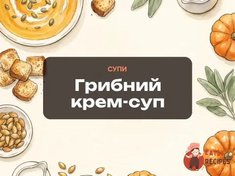 Грибний крем-суп