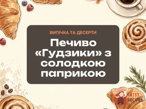 Печиво «Гудзики» з солодкою паприкою