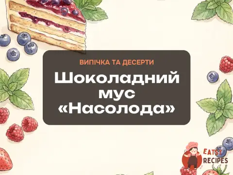 Шоколадний мус «Насолода»