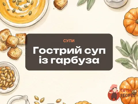 Гострий суп із гарбуза