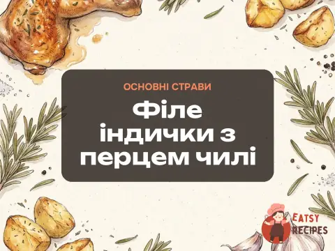 Філе індички з перцем чилі