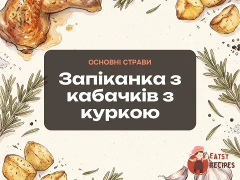 Запіканка з кабачків з куркою