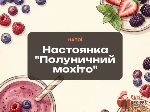 Настоянка "Полуничний мохіто"