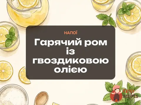 Гарячий ром із гвоздиковою олією