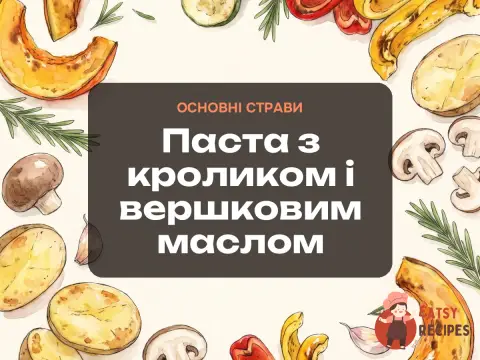 Паста з кроликом і вершковим маслом