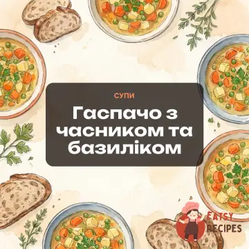 Гаспачо з часником та базиліком