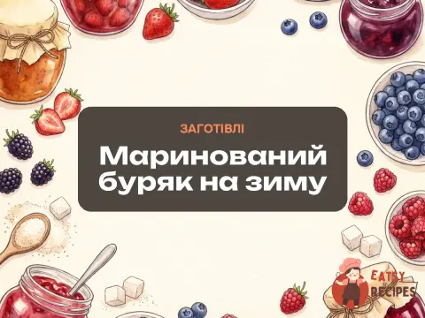 Маринований буряк на зиму