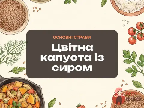 Цвітна капуста із сиром
