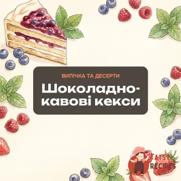 Шоколадно-кавові кекси