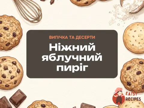 Ніжний яблучний пиріг