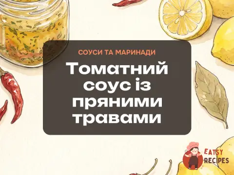 Томатний соус із пряними травами