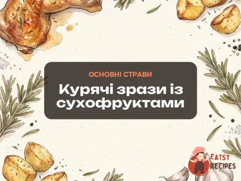 Курячі зрази із сухофруктами