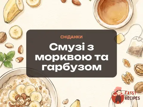 Смузі з морквою та гарбузом