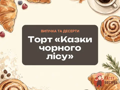 Торт «Казки чорного лісу»