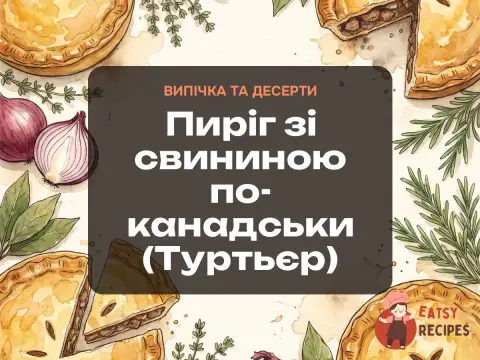 Пиріг зі свининою по-канадськи (Туртьєр)