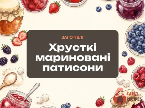 Хрусткі мариновані патисони