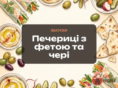 Печериці з фетою та чері