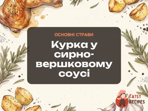 Курка у сирно-вершковому соусі
