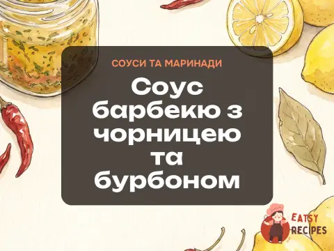 Соус барбекю з чорницею та бурбоном