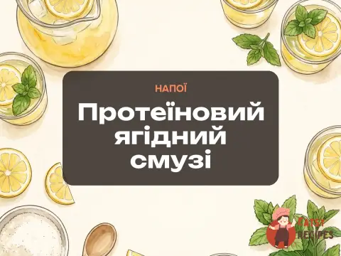 Протеїновий ягідний смузі