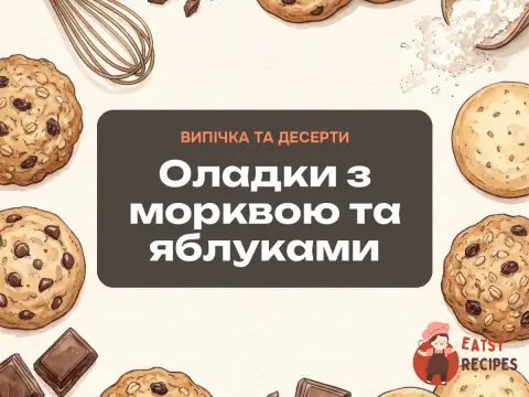 Оладки з морквою та яблуками
