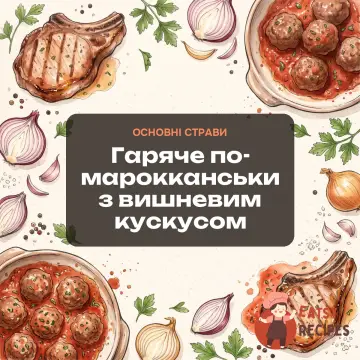 Гаряче по-марокканськи з вишневим кускусом